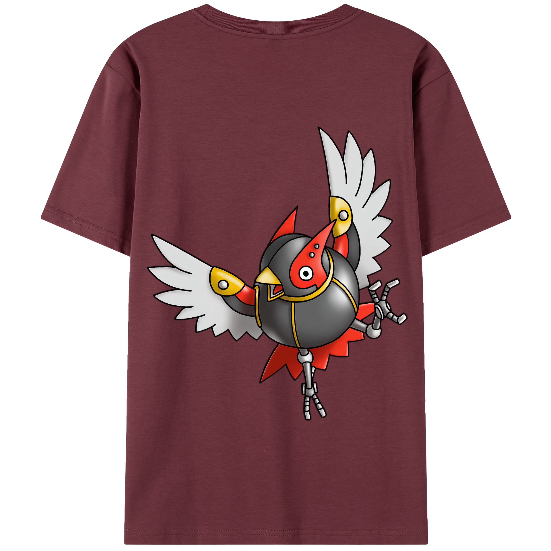 （画像用） ドラゴンクエスト Doragon Kuesuto Dragon Quest 綿100％半袖Tシャツ（背面プリント）
